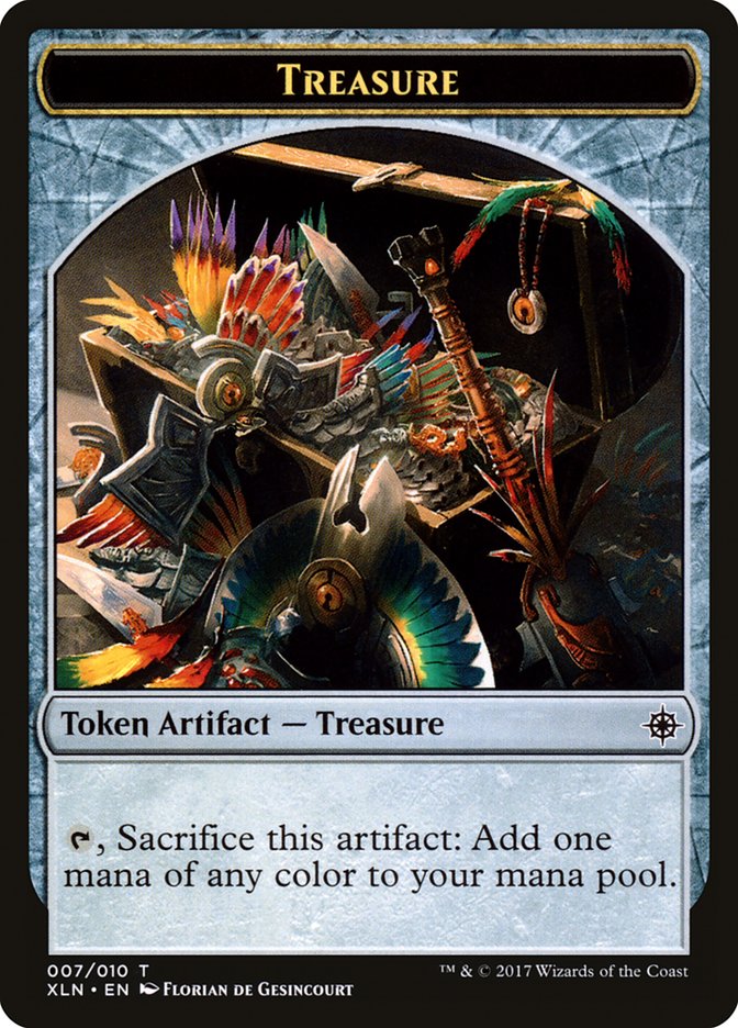 Treasure (007/010) [Ixalan Tokens] | Nerdhalla Games