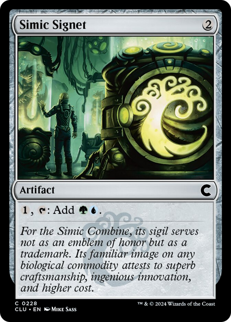 Simic Signet [Ravnica: Clue Edition] | Nerdhalla Games