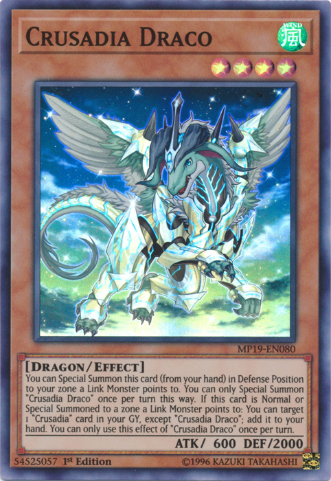 Crusadia Draco [MP19-EN080] Super Rare | Nerdhalla Games