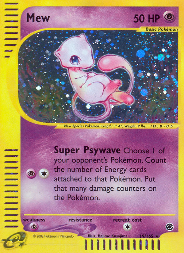 Mew (19/165) [Expedition: Base Set] | Nerdhalla Games