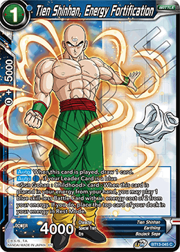 Tien Shinhan, Energy Fortification (Common) [BT13-045] | Nerdhalla Games