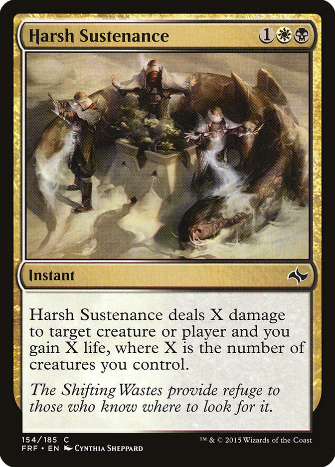 Harsh Sustenance [Fate Reforged] | Nerdhalla Games