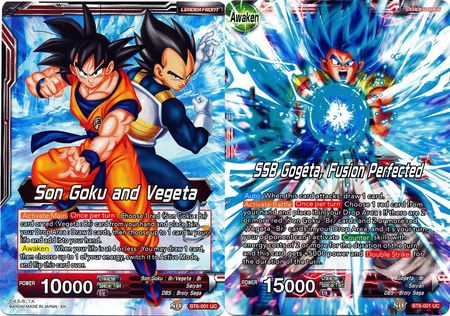 Son Goku and Vegeta // SSB Gogeta, Fusion Perfected [BT6-001] | Nerdhalla Games