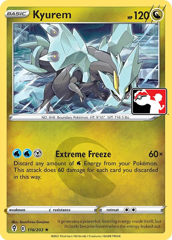 Kyurem (116/203) [Prize Pack Series One] | Nerdhalla Games