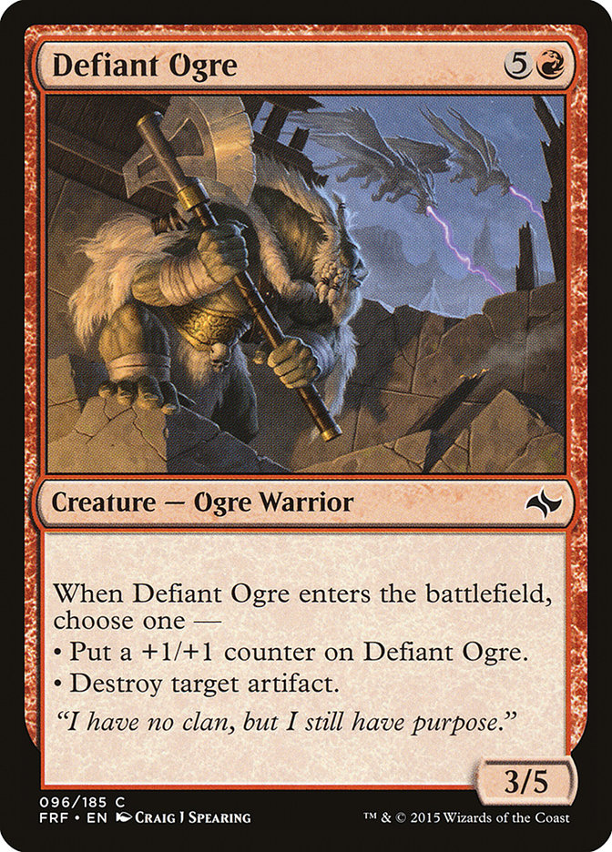 Defiant Ogre [Fate Reforged] | Nerdhalla Games