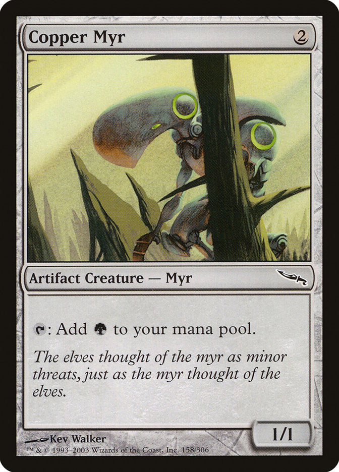 Copper Myr [Mirrodin] | Nerdhalla Games