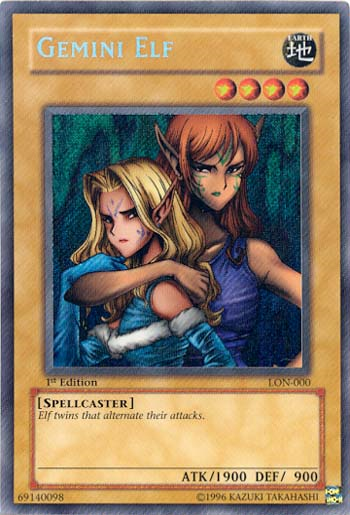 Gemini Elf [LON-000] Secret Rare | Nerdhalla Games