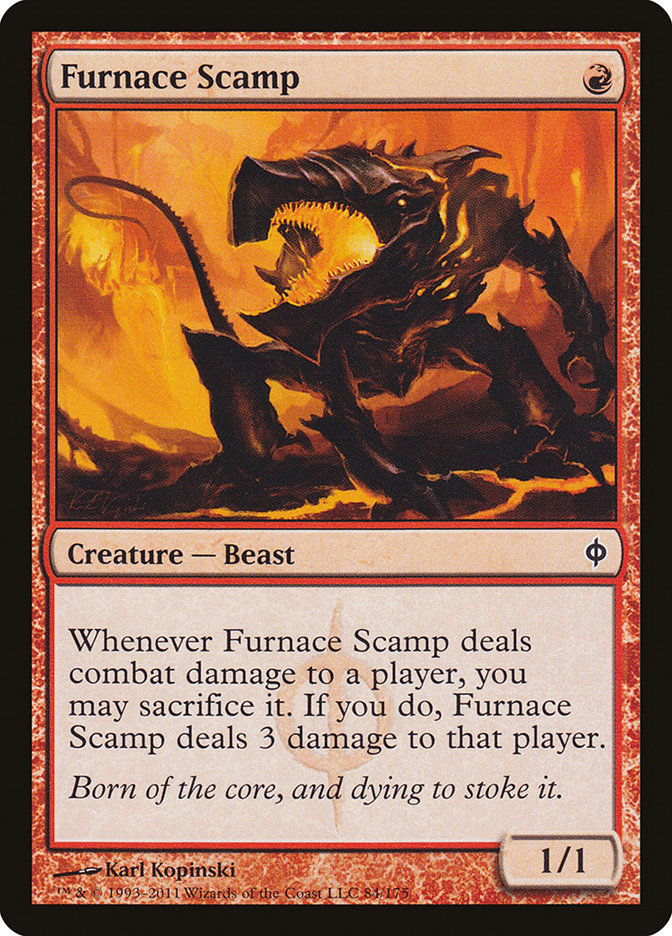 Furnace Scamp [New Phyrexia] | Nerdhalla Games