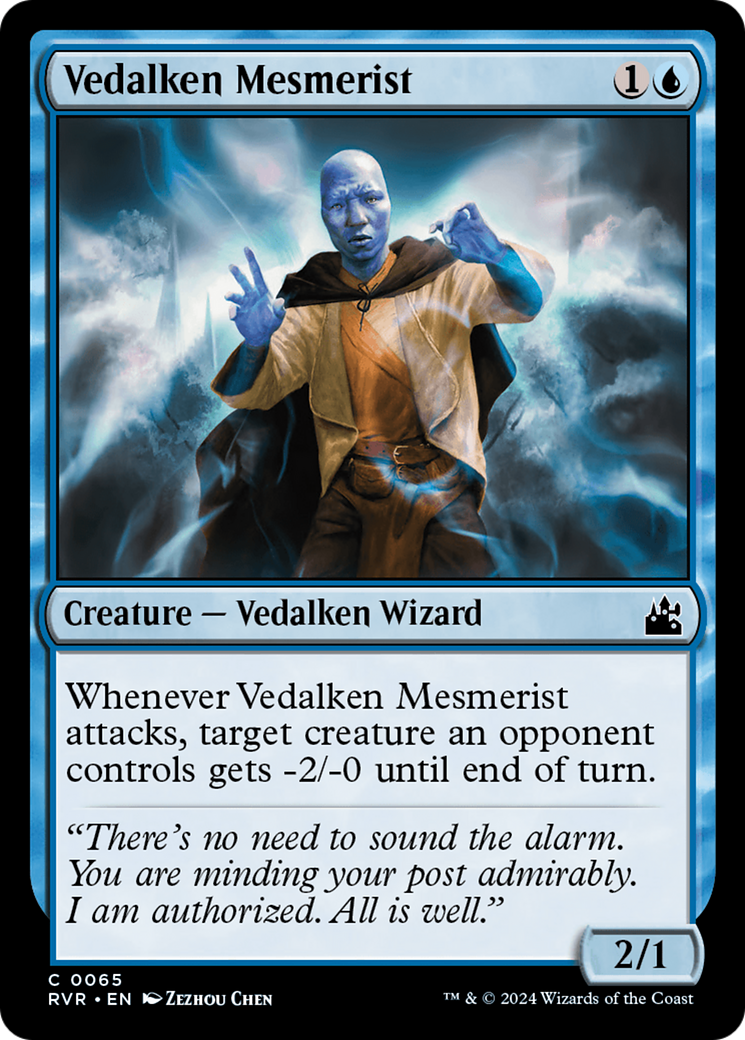 Vedalken Mesmerist [Ravnica Remastered] | Nerdhalla Games