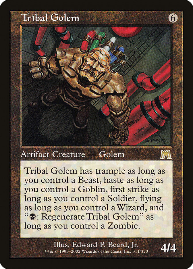 Tribal Golem [Onslaught] | Nerdhalla Games