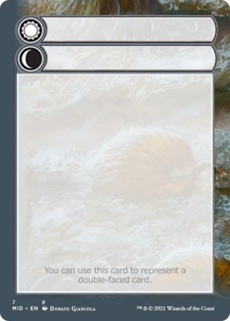 Helper Card (7/9) [Innistrad: Midnight Hunt Tokens] | Nerdhalla Games