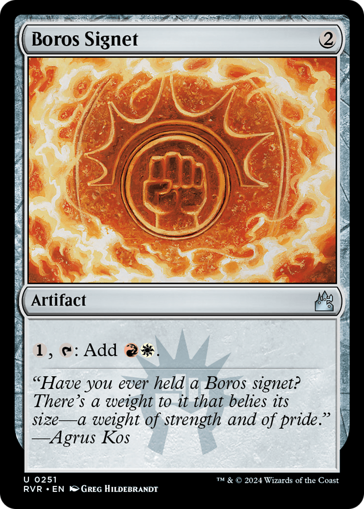 Boros Signet [Ravnica Remastered] | Nerdhalla Games