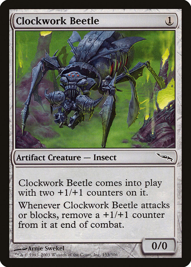 Clockwork Beetle [Mirrodin] | Nerdhalla Games