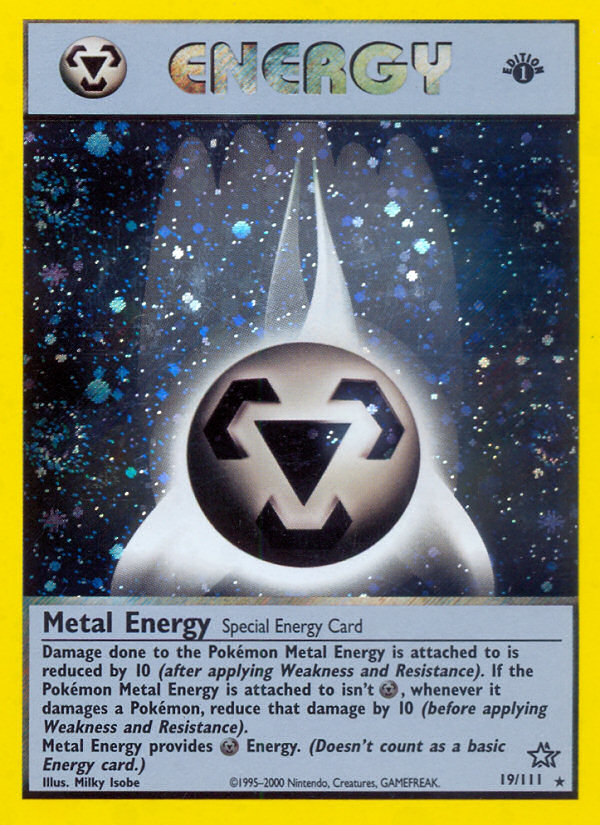 Metal Energy (19/111) [Neo Genesis 1st Edition] | Nerdhalla Games