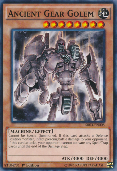 Ancient Gear Golem [SR03-EN005] Common | Nerdhalla Games