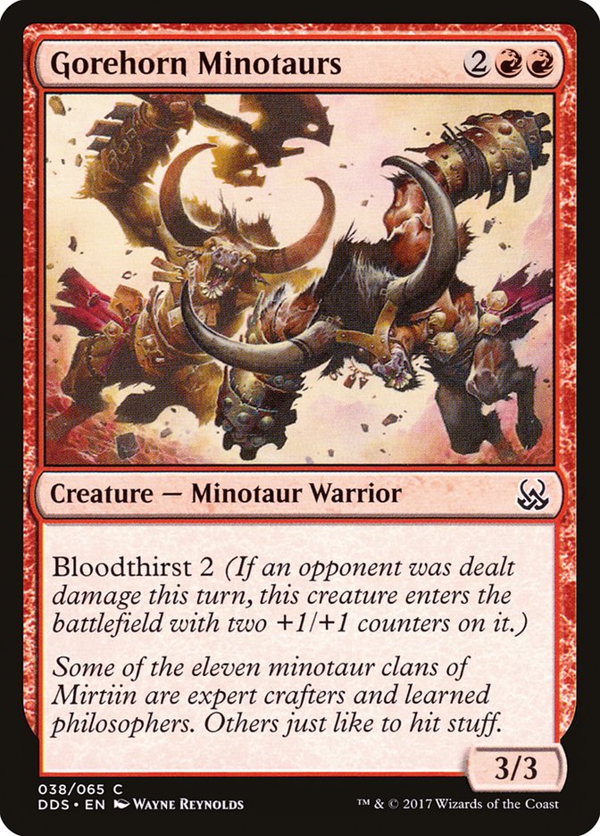 Gorehorn Minotaurs [Duel Decks: Mind vs. Might] | Nerdhalla Games