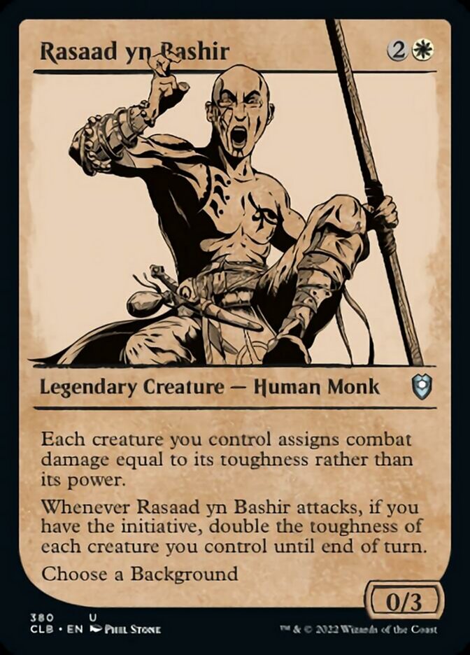 Rasaad yn Bashir (Showcase) [Commander Legends: Battle for Baldur's Gate] | Nerdhalla Games