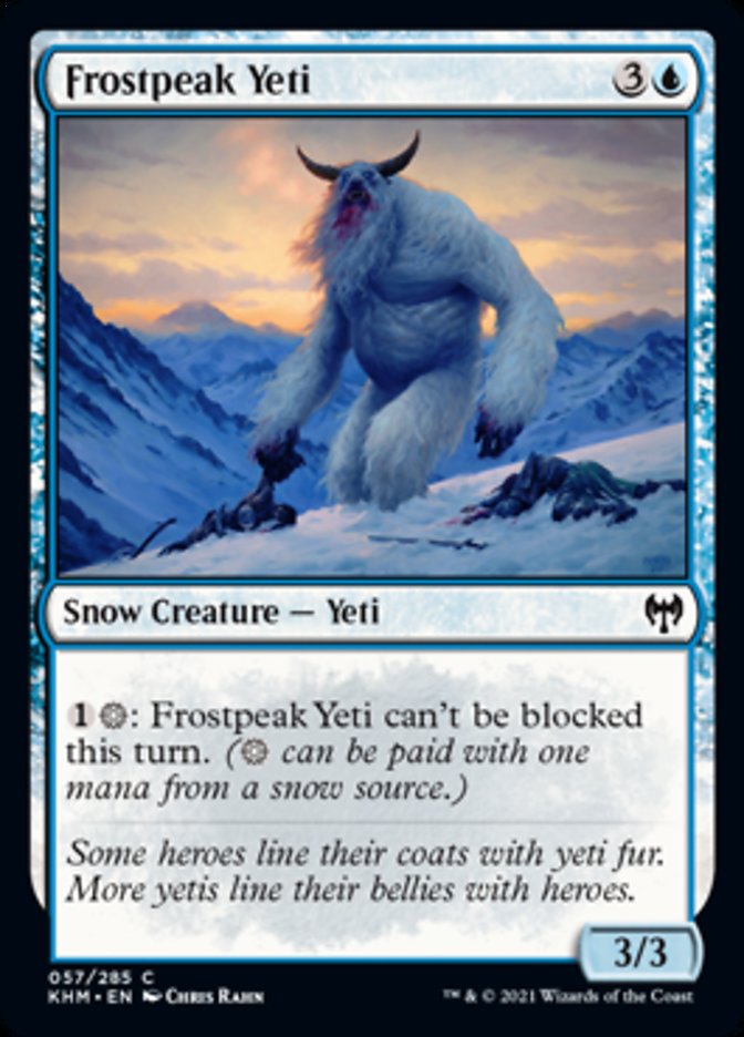 Frostpeak Yeti [Kaldheim] | Nerdhalla Games