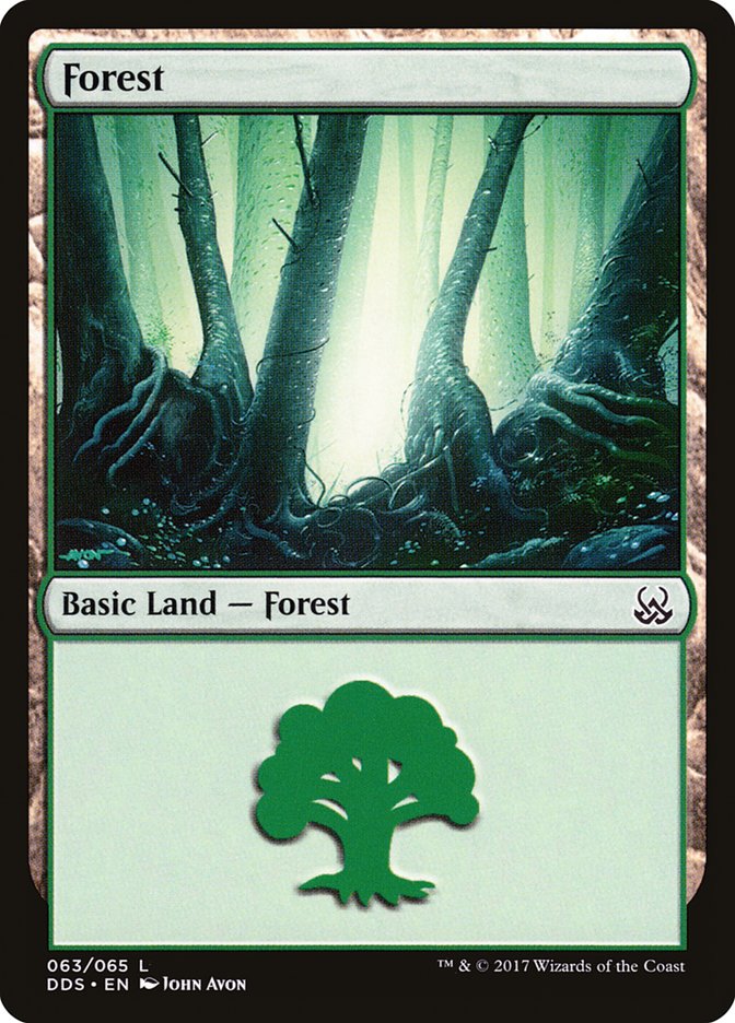 Forest (63) [Duel Decks: Mind vs. Might] | Nerdhalla Games