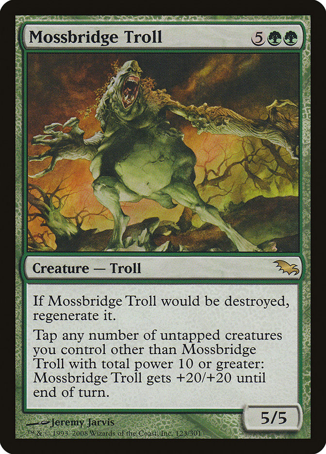 Mossbridge Troll [Shadowmoor] | Nerdhalla Games