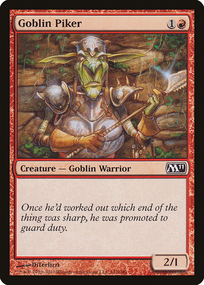 Goblin Piker [Magic 2011] | Nerdhalla Games