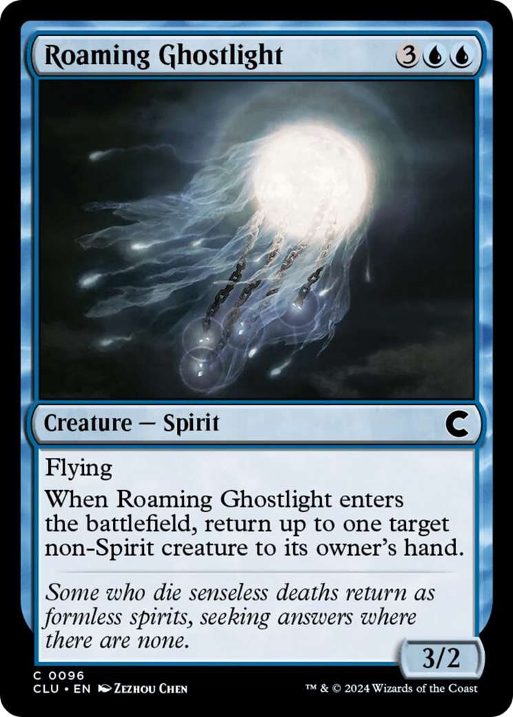 Roaming Ghostlight [Ravnica: Clue Edition] | Nerdhalla Games