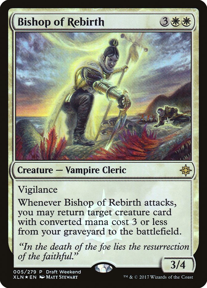 Bishop of Rebirth (Draft Weekend) [Ixalan Promos] | Nerdhalla Games