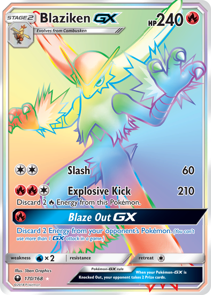 Blaziken GX (170/168) [Sun & Moon: Celestial Storm] | Nerdhalla Games