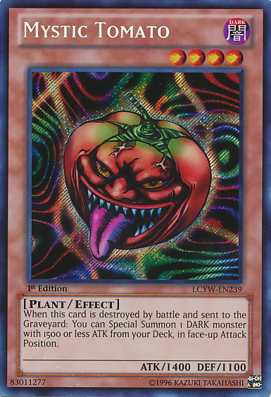 Mystic Tomato [LCYW-EN239] Secret Rare | Nerdhalla Games