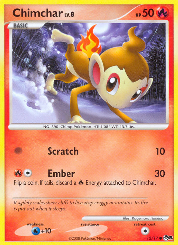 Chimchar (12/17) [POP Series 8] | Nerdhalla Games