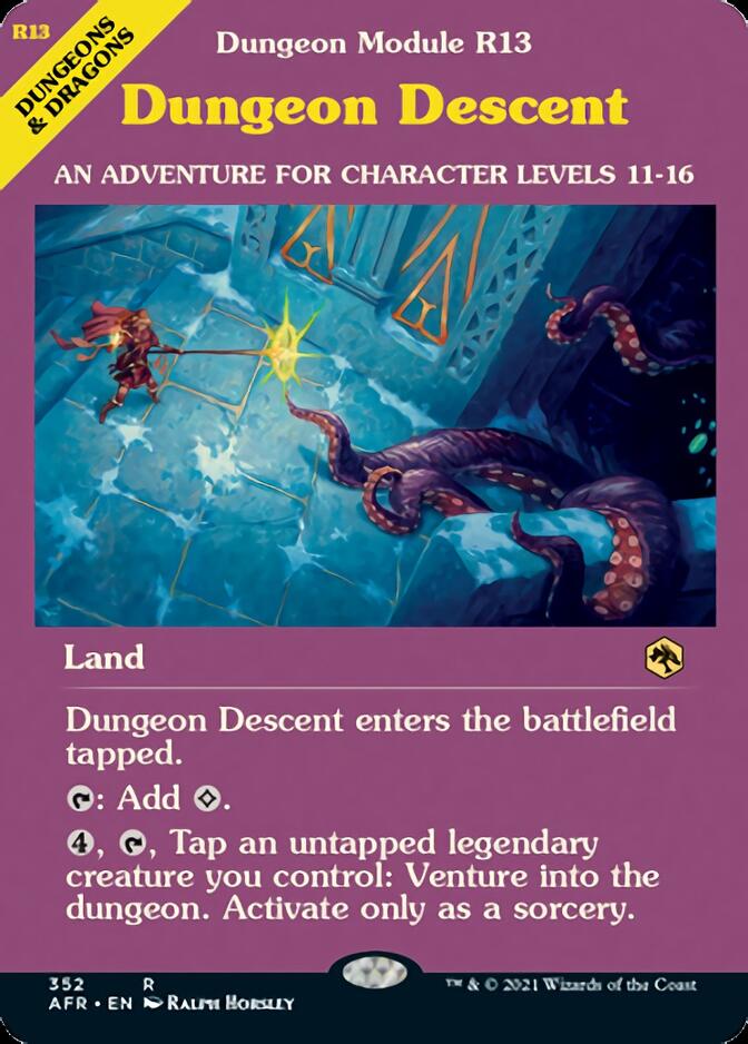 Dungeon Descent (Dungeon Module) [Dungeons & Dragons: Adventures in the Forgotten Realms] | Nerdhalla Games