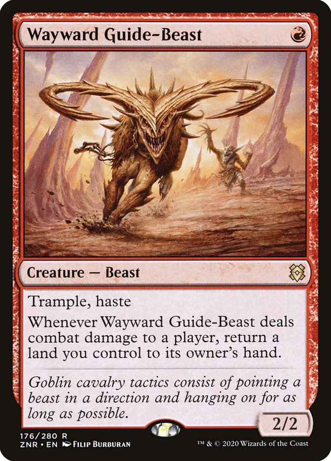 Wayward Guide-Beast [Zendikar Rising] | Nerdhalla Games