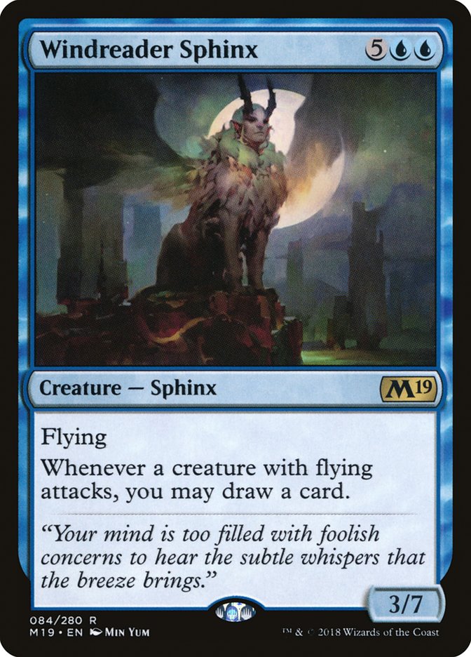 Windreader Sphinx [Core Set 2019] | Nerdhalla Games