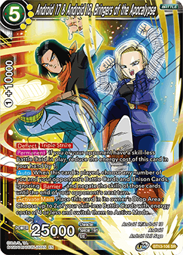 Android 17 & Android 18, Bringers of the Apocalypse [BT13-106] | Nerdhalla Games