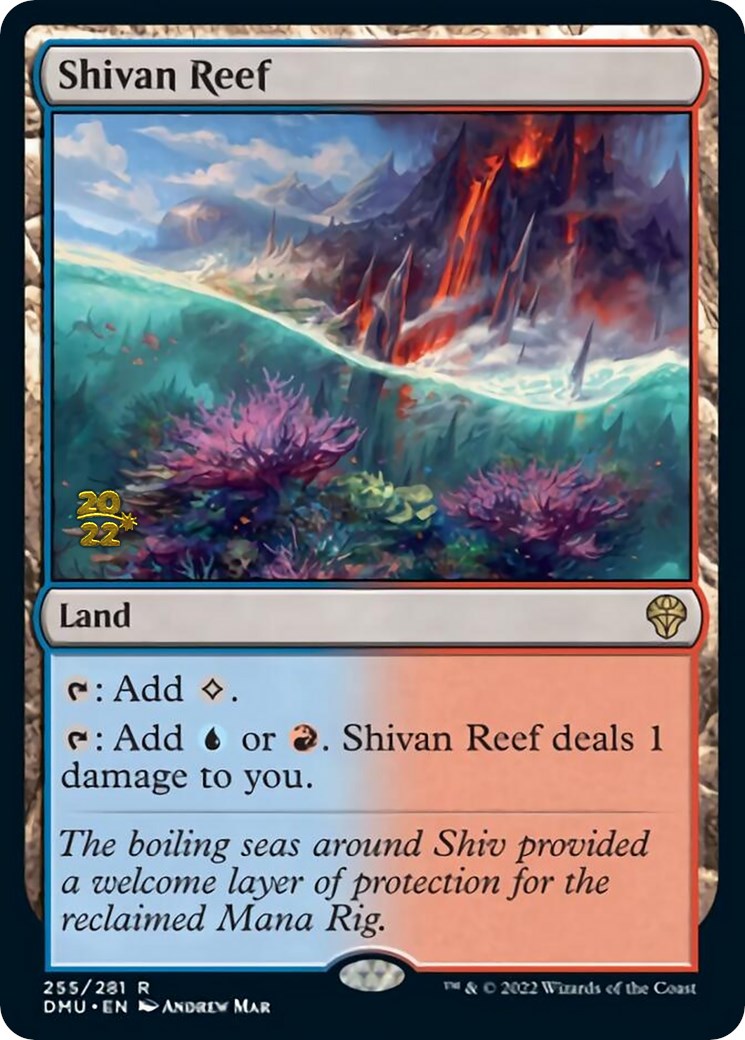 Shivan Reef [Dominaria United Prerelease Promos] | Nerdhalla Games