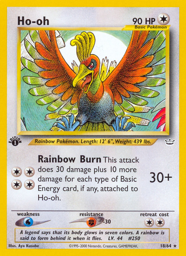 Ho-oh (18/64) [Neo Revelation 1st Edition] | Nerdhalla Games