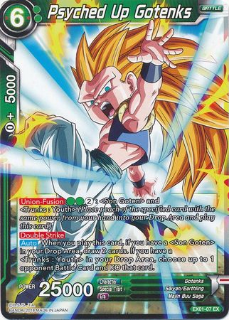 Psyched Up Gotenks (EX01-07) [Mighty Heroes] | Nerdhalla Games