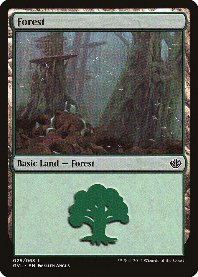 Forest (29) (Garruk vs. Liliana) [Duel Decks Anthology] | Nerdhalla Games