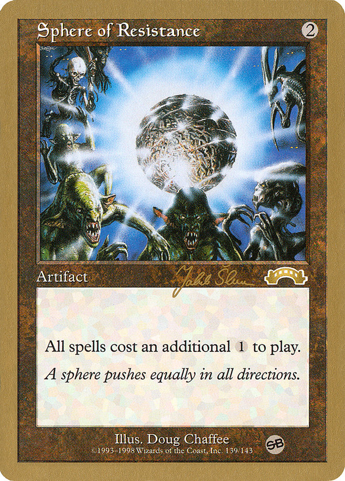 Sphere of Resistance (Jakub Slemr) (SB) [World Championship Decks 1999] | Nerdhalla Games