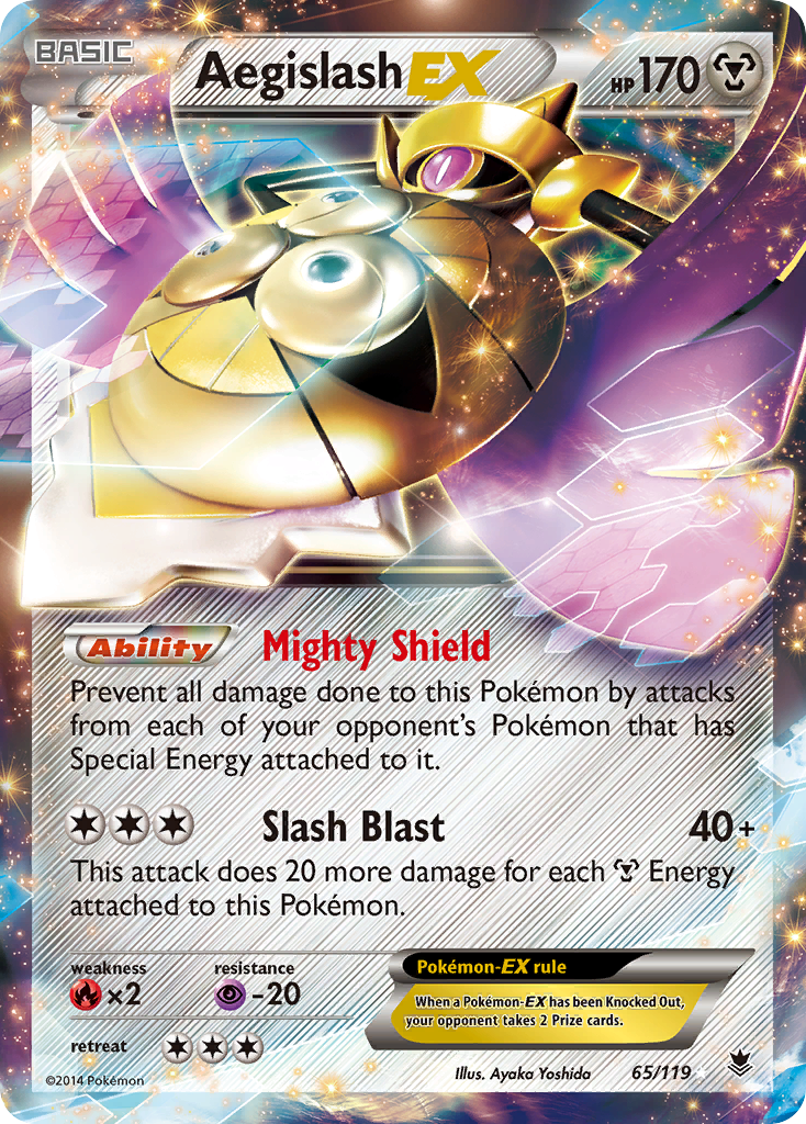 Aegislash EX (65/119) [XY: Phantom Forces] | Nerdhalla Games