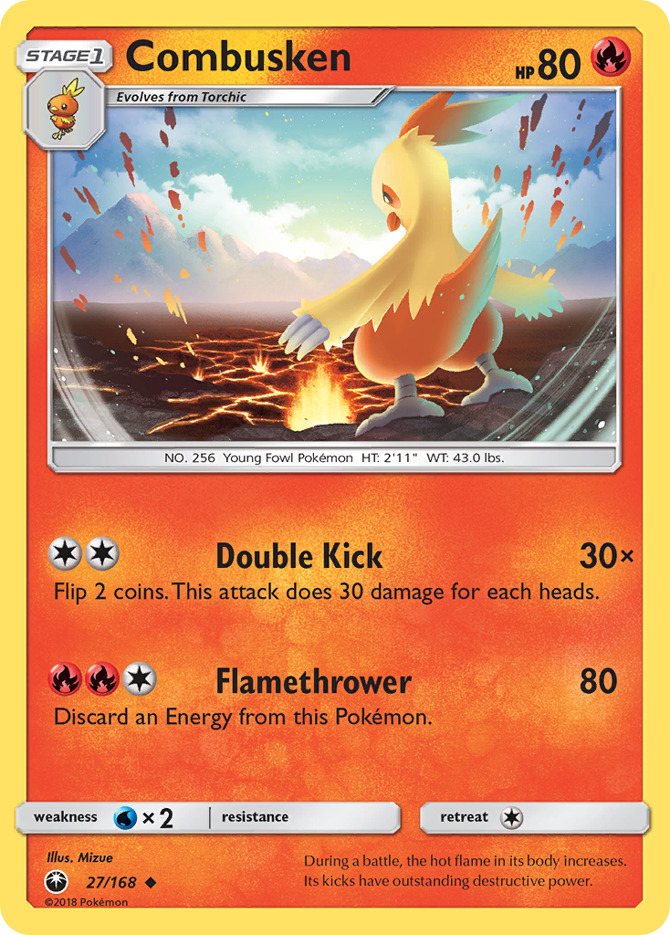 Combusken (27/168) [Sun & Moon: Celestial Storm] | Nerdhalla Games