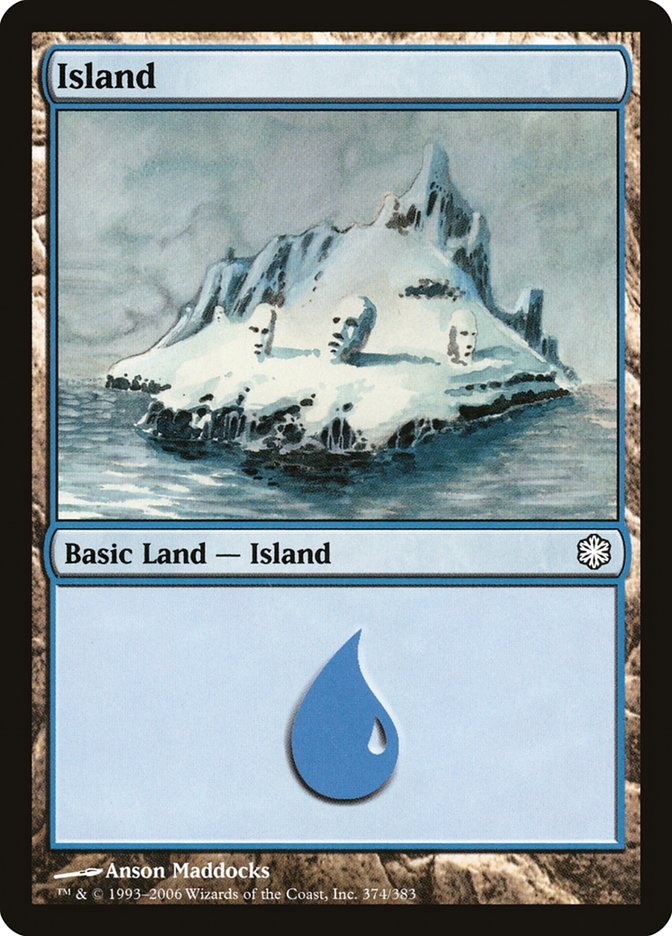 Island (374) [Coldsnap Theme Decks] | Nerdhalla Games