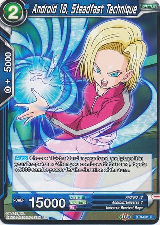 Android 18, Steadfast Technique [BT9-031] | Nerdhalla Games