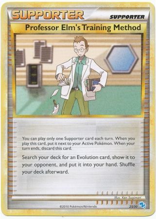 Professor Elm's Training Method (25/30) [HeartGold & SoulSilver: Trainer Kit - Gyarados] | Nerdhalla Games