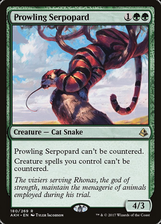 Prowling Serpopard [Amonkhet] | Nerdhalla Games