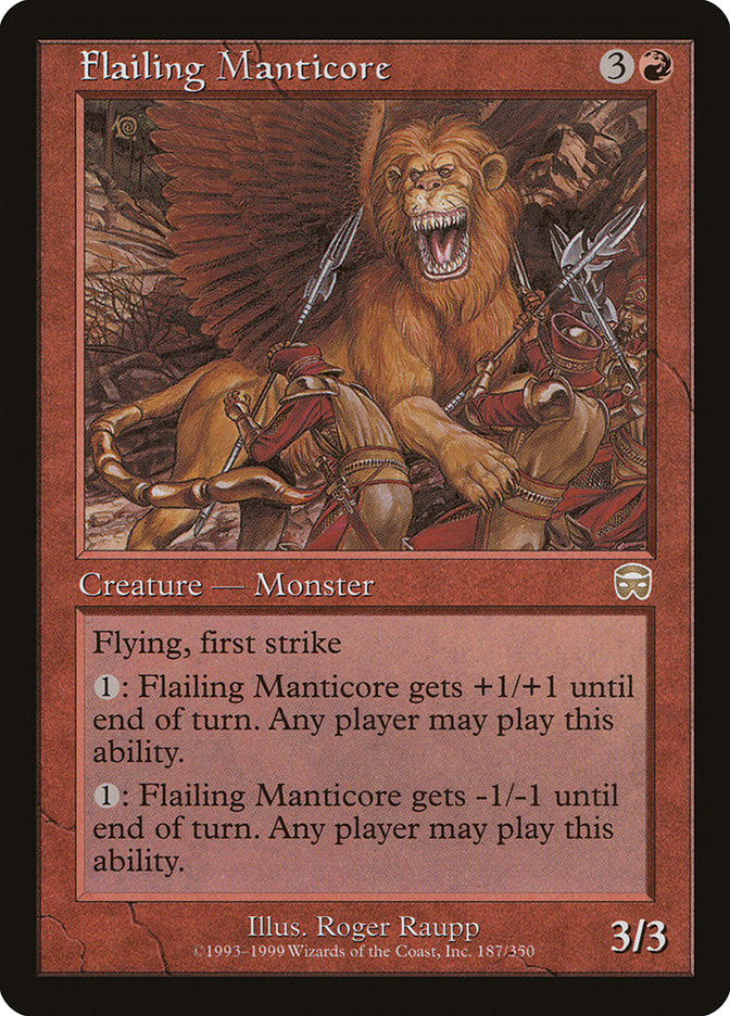 Flailing Manticore [Mercadian Masques] | Nerdhalla Games