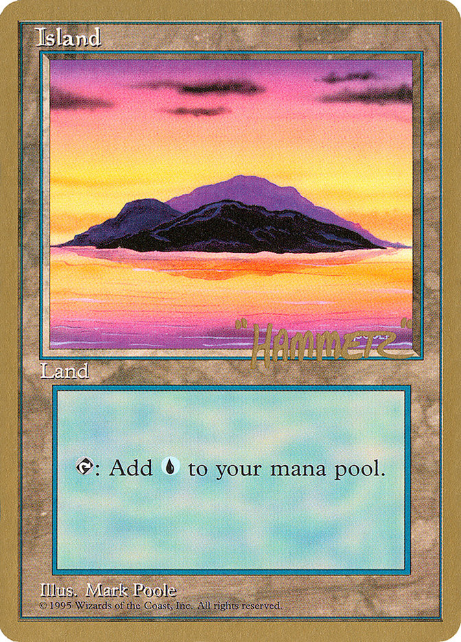 Island (shr368) (Shawn "Hammer" Regnier) [Pro Tour Collector Set] | Nerdhalla Games