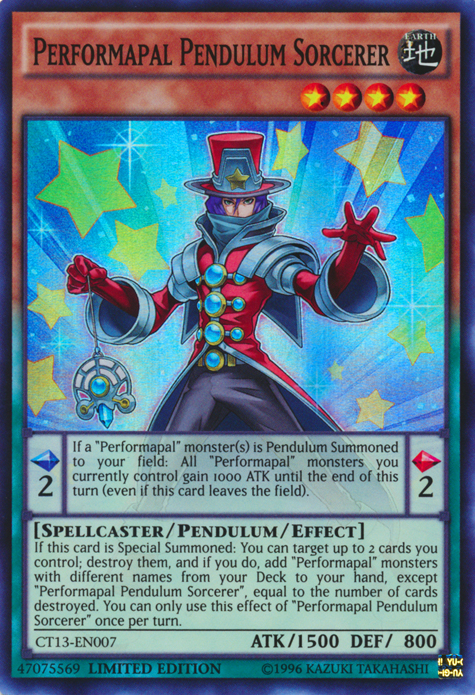 Performapal Pendulum Sorcerer [CT13-EN007] Super Rare | Nerdhalla Games