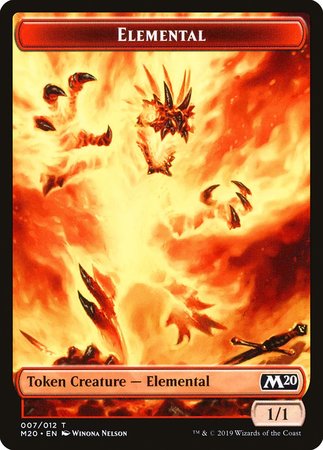 Elemental Token [Core Set 2020 Tokens] | Nerdhalla Games