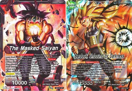 The Masked Saiyan // Bardock, Unbound by Darkness (Starter Deck - The Dark Invasion) (SD3-01) [Cross Worlds] | Nerdhalla Games